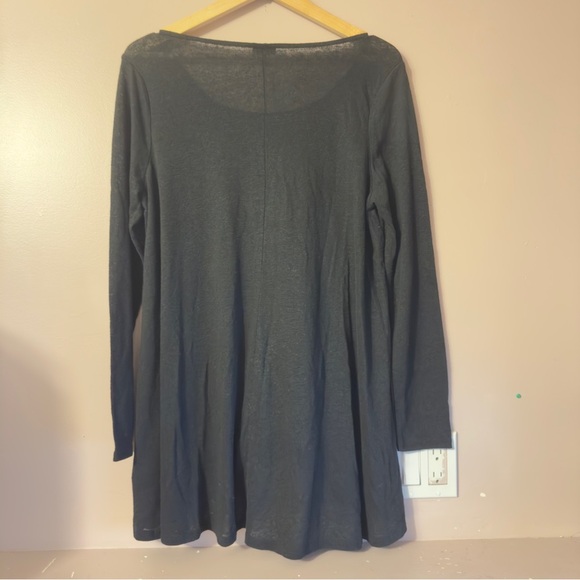 Torrid High and Low 3/4 Sleeve Top Black Women Size 1X - Picture 8 of 8